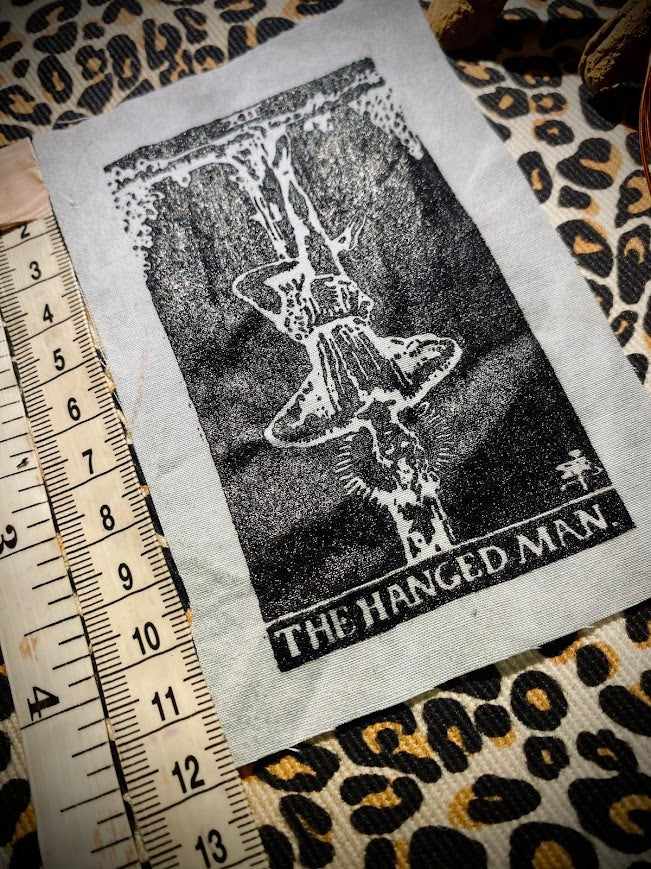 The Hanged man tarot card sew on patch