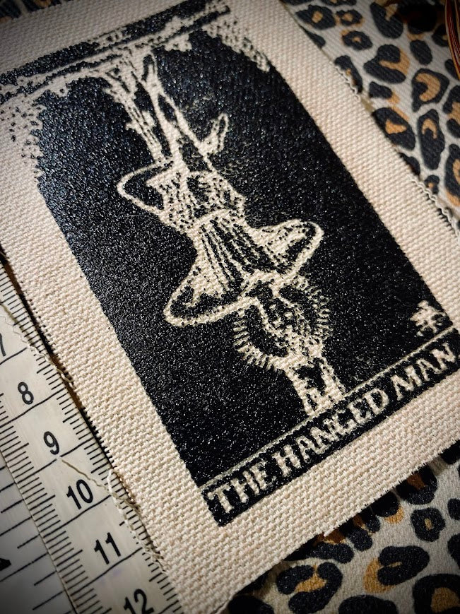 The Hanged man tarot card sew on patch