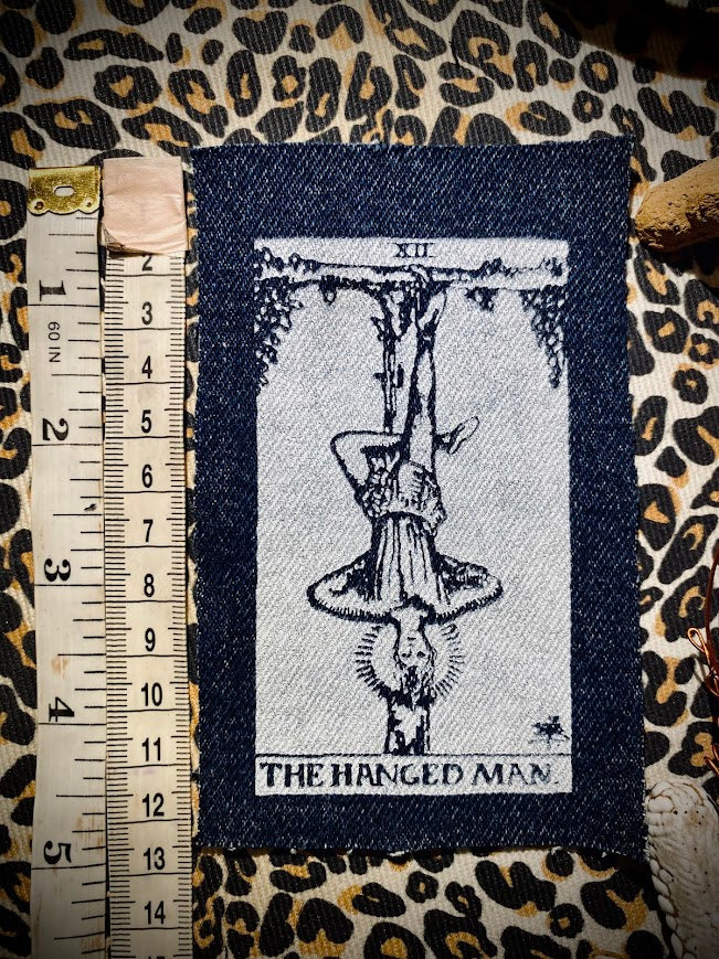 The Hanged man tarot card sew on patch