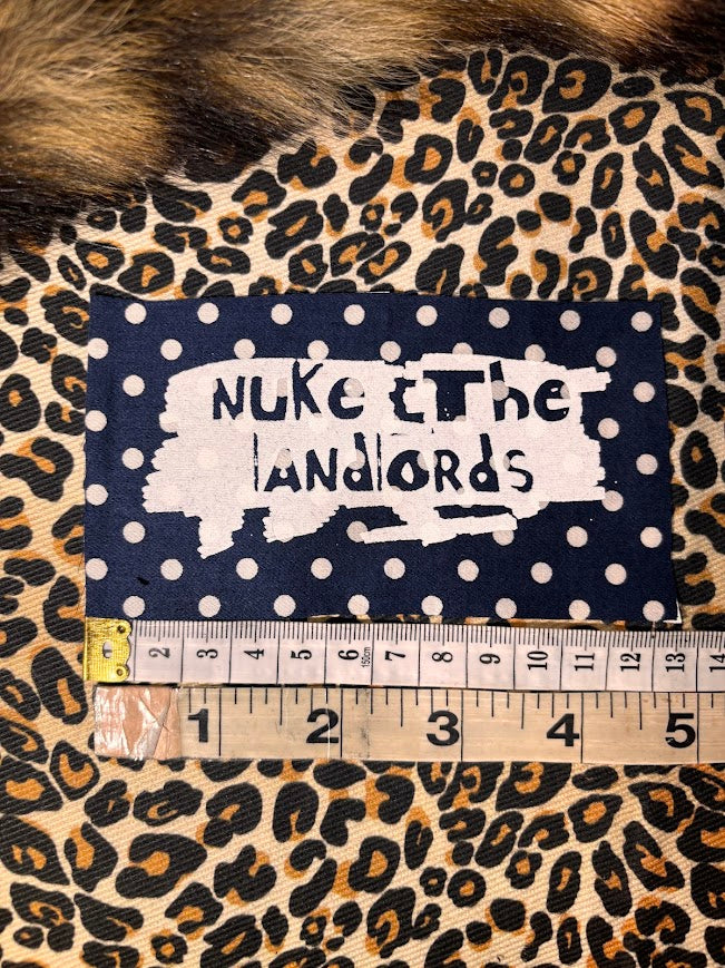 Nuke the Landlords sew on patch