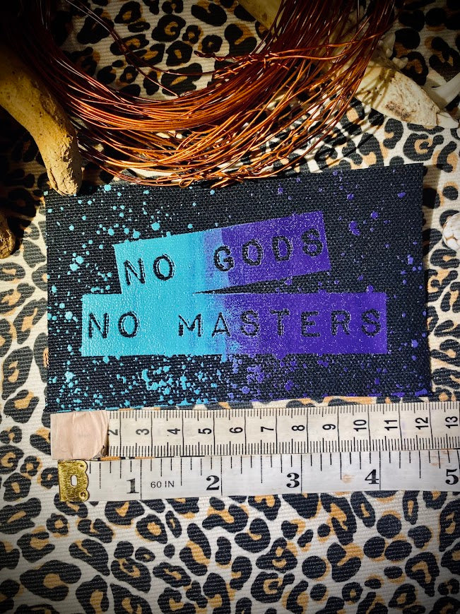 No Gods, No Masters sew on patch