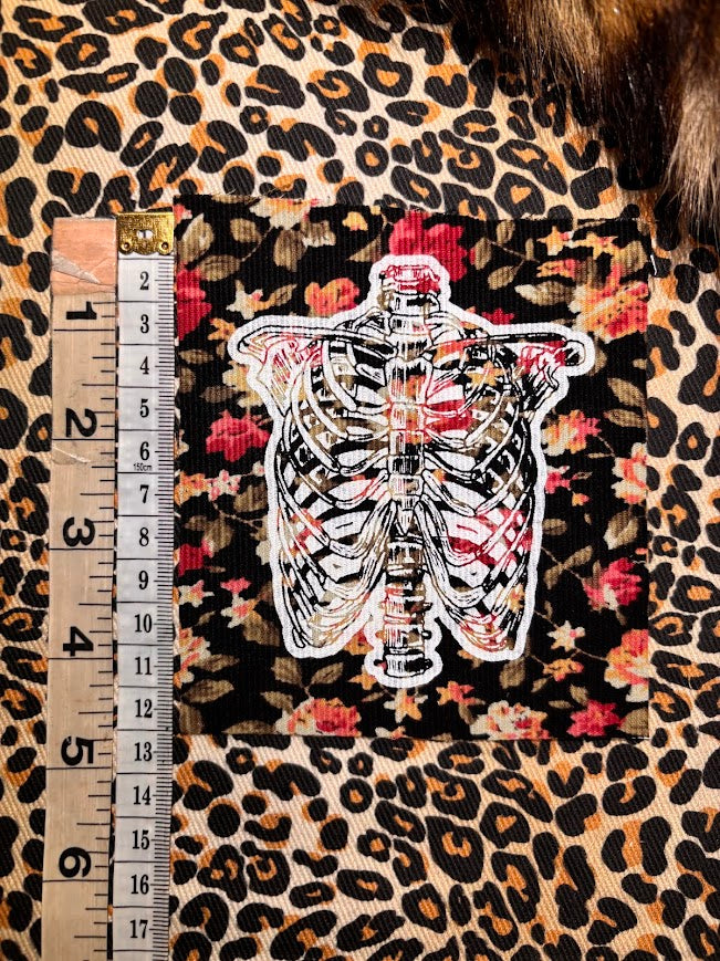 Rib Cage Sew on patch