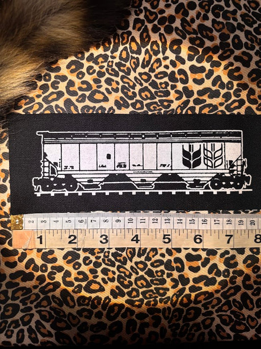 Rail Car patch. Canadian Wheat Board hopper car sew on patch