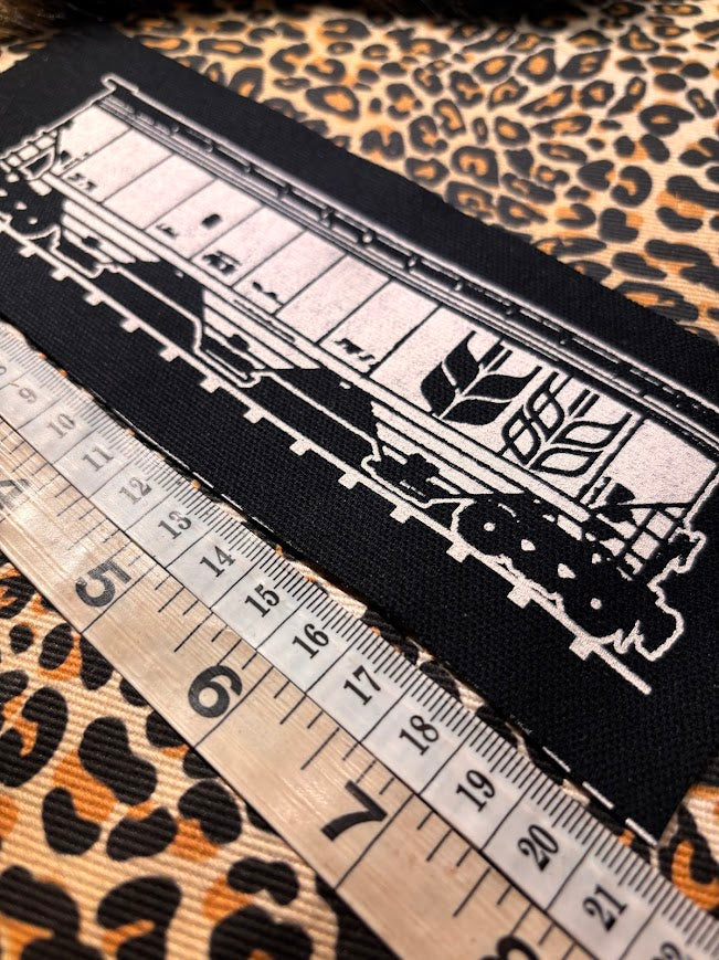 Rail Car patch. Canadian Wheat Board hopper car sew on patch