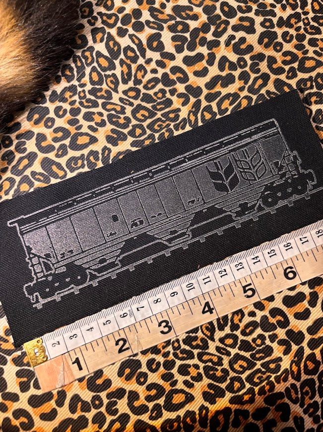 Rail Car patch. Canadian Wheat Board hopper car sew on patch
