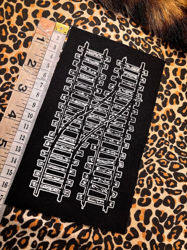 Two train tracks patch.
