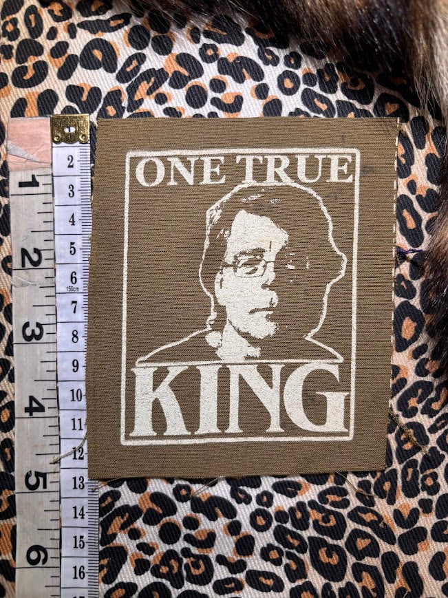 One True King! Stephen King sew on patch