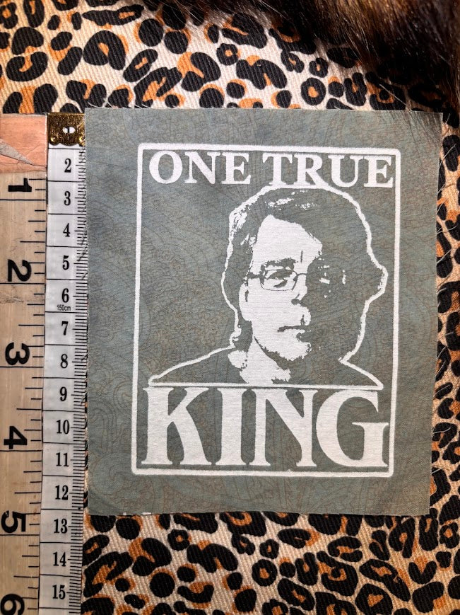 One True King! Stephen King sew on patch