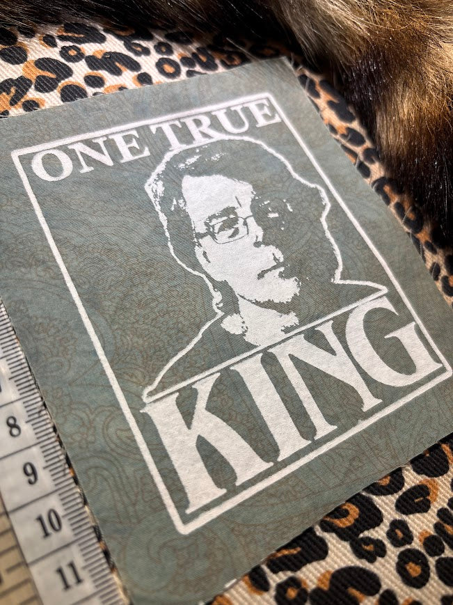 One True King! Stephen King sew on patch