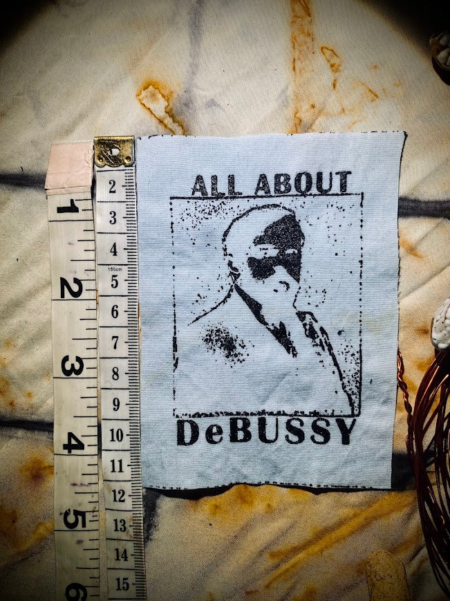 All About DeBussy sew on patch