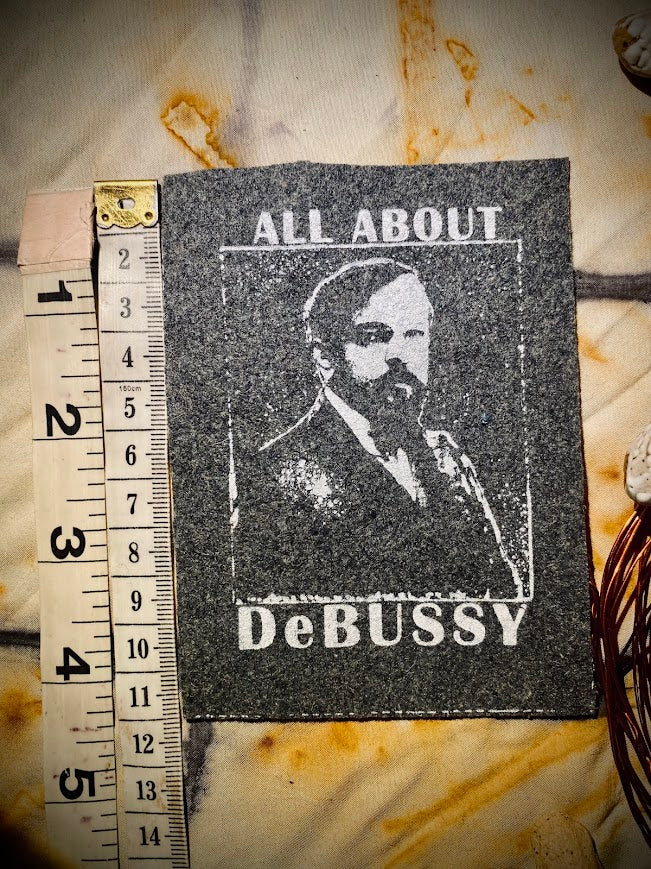 All About DeBussy sew on patch