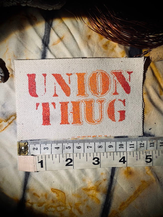 Union Thug sew on patch