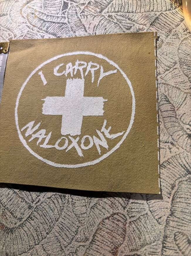 Carry Naloxone sew on patch
