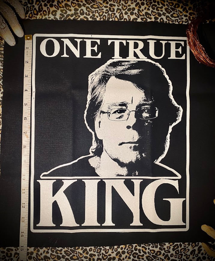 Stephen King, One True King back patch.