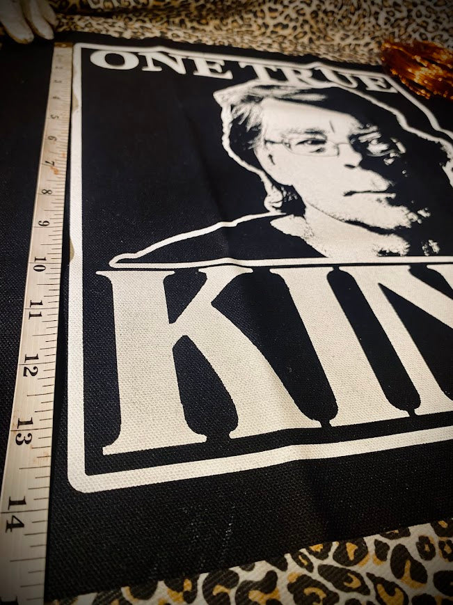 Stephen King, One True King back patch.