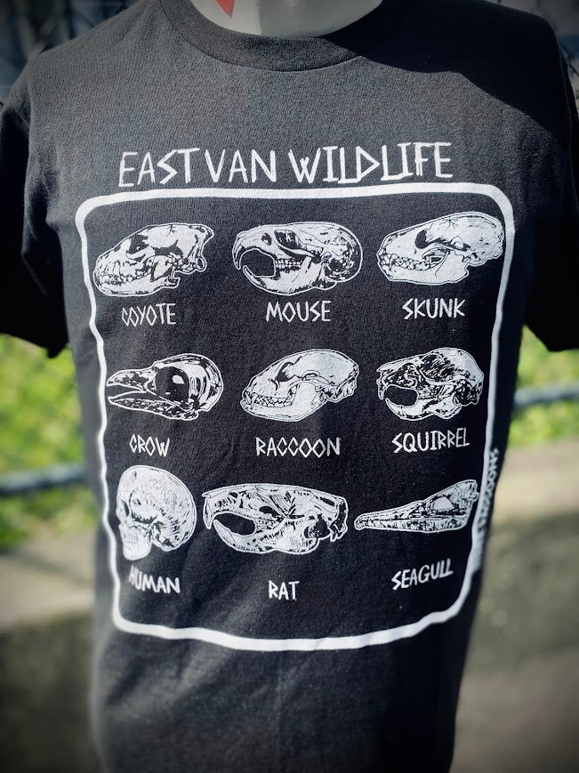 East Van Wildlife tee.