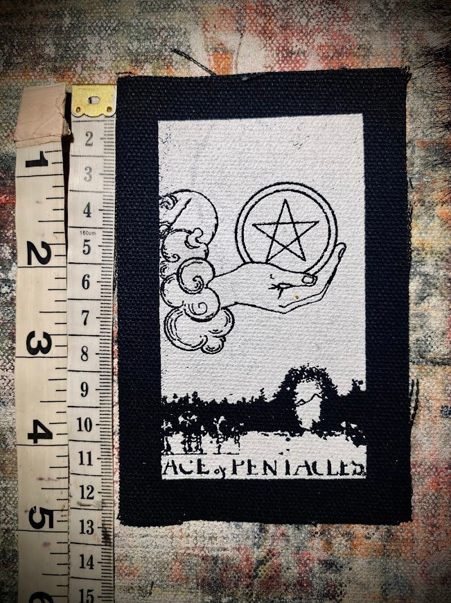 Ace of Pentacles sew on patch