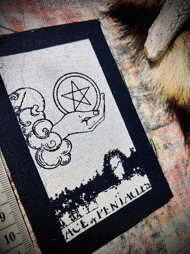 Ace of Pentacles sew on patch