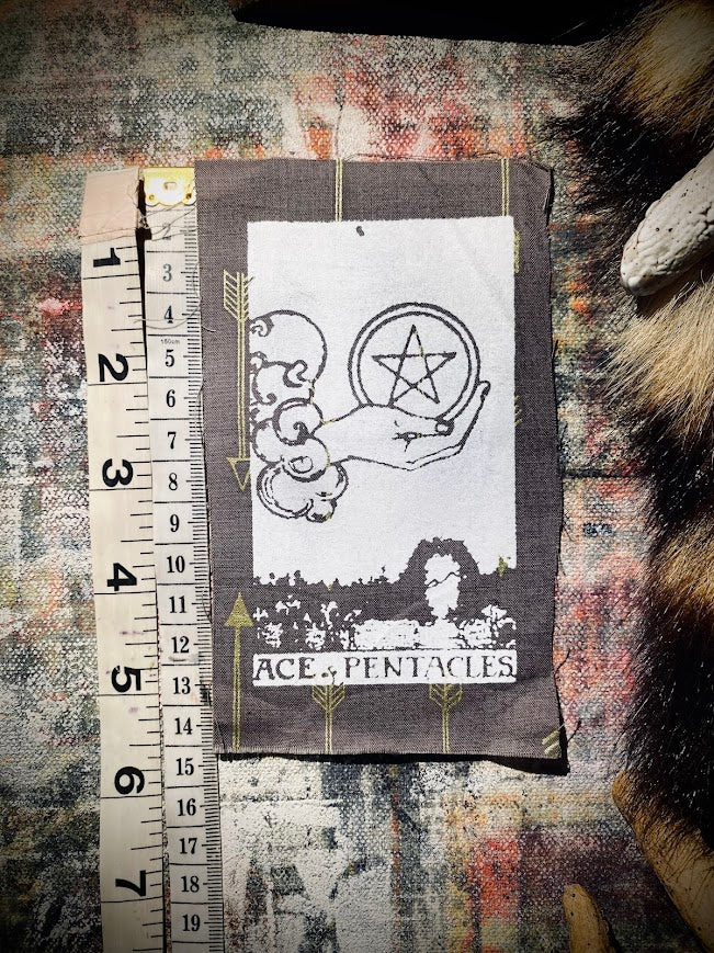 Ace of Pentacles sew on patch