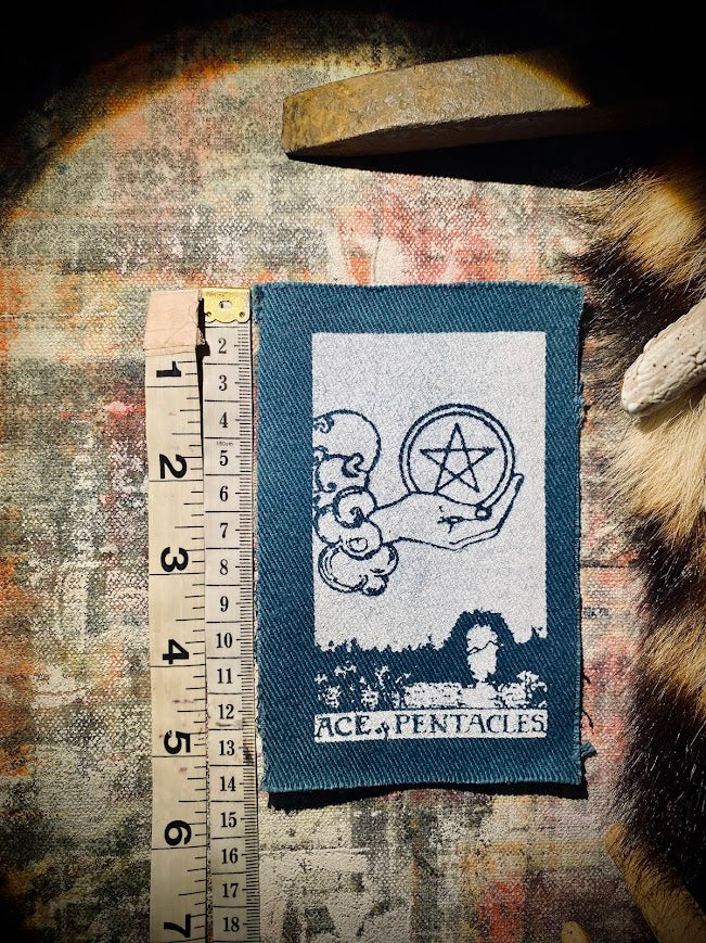 Ace of Pentacles sew on patch