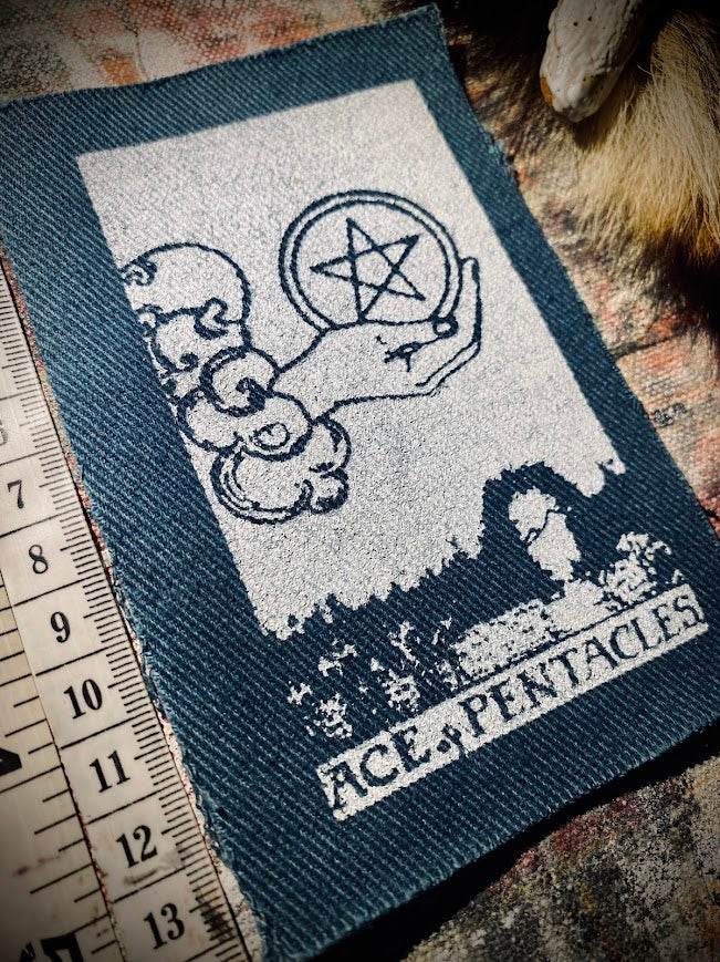 Ace of Pentacles sew on patch