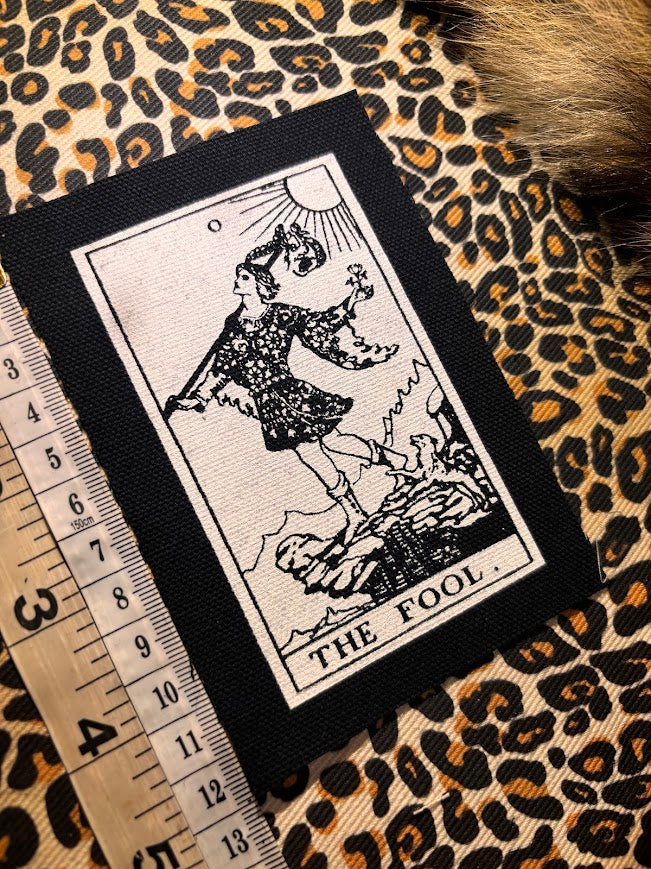The Fool Tarot card patch.