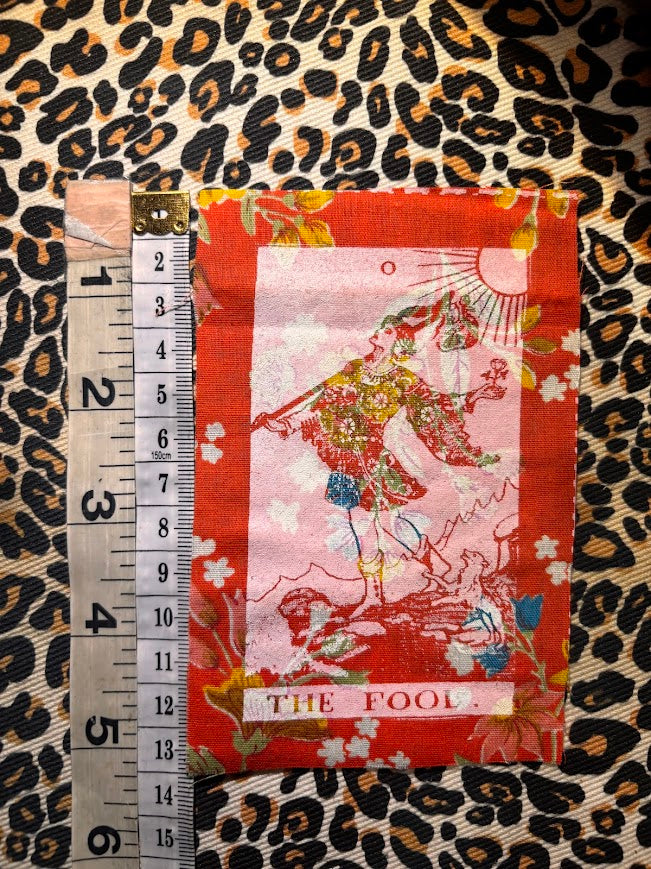 The Fool Tarot card sew on patch