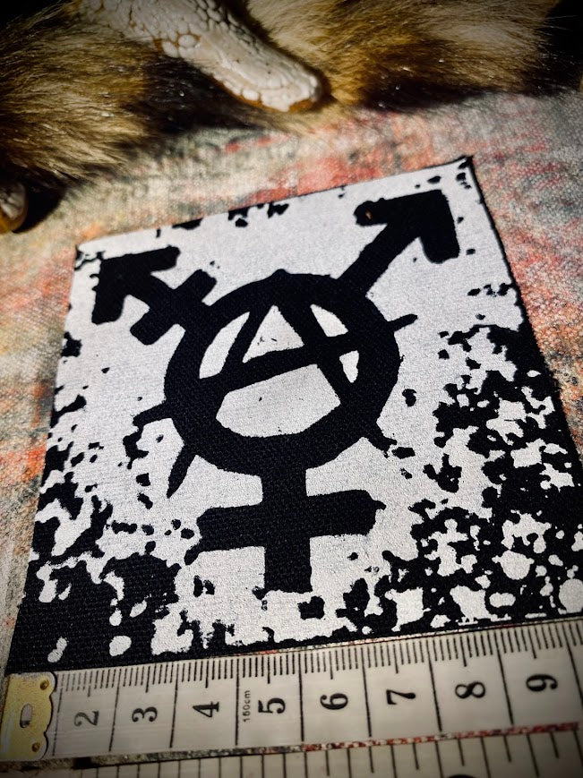 Trans-anarchy sew on patch