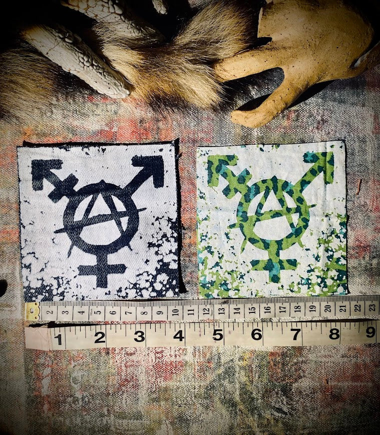 Trans-anarchy sew on patch