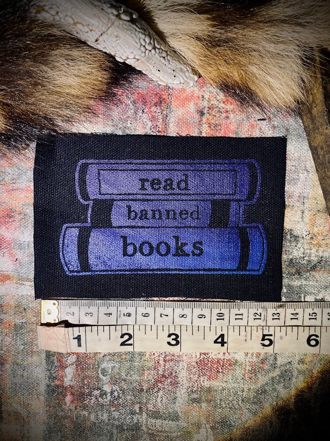 Read banned books sew on patch