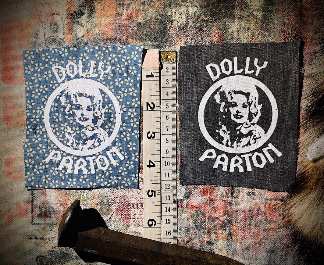 Dolly Parton heavy metal patch