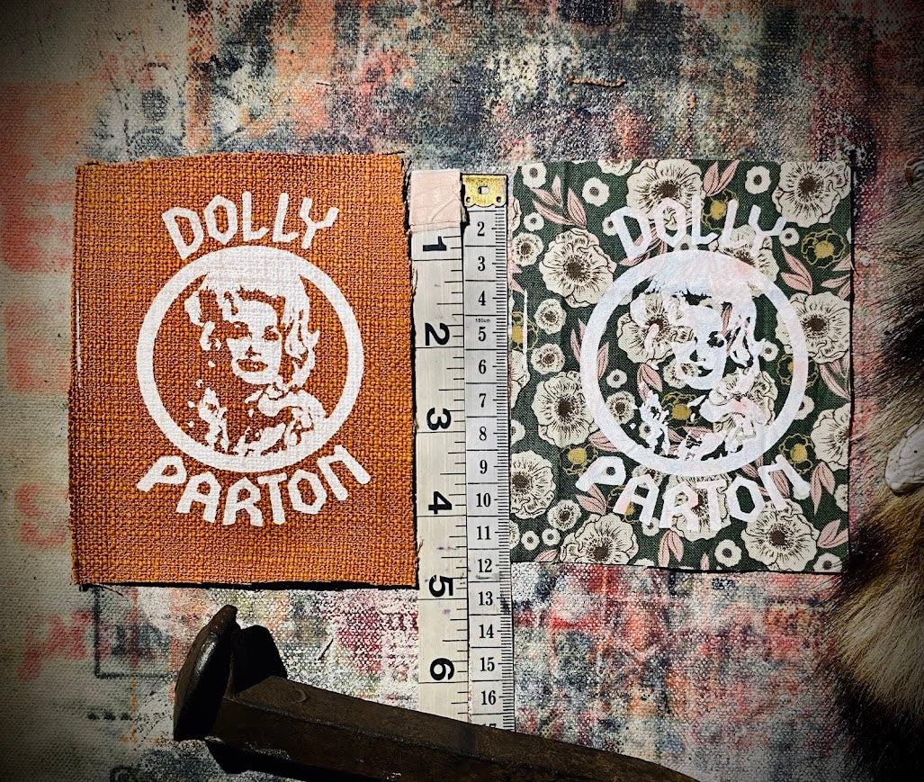 Dolly Parton heavy metal patch