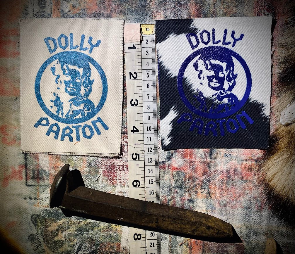 Dolly Parton heavy metal patch