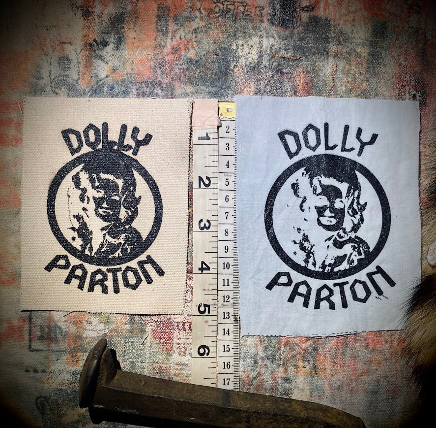 Dolly Parton heavy metal patch