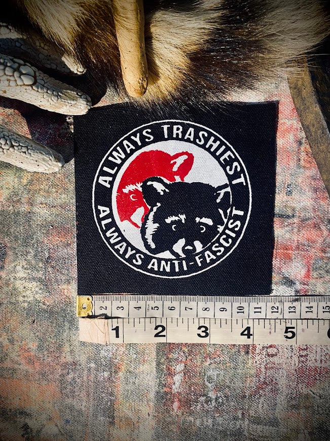 ANTIFA raccoons patch