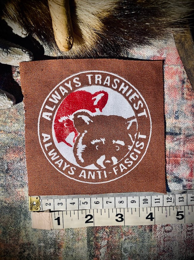 ANTIFA raccoons patch