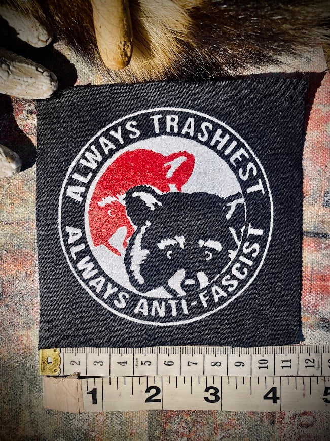 ANTIFA raccoons patch