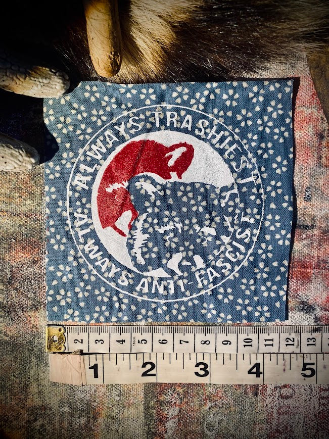 ANTIFA raccoons patch