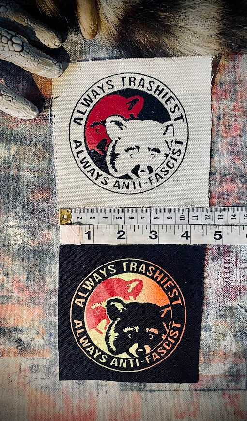 ANTIFA raccoons patch