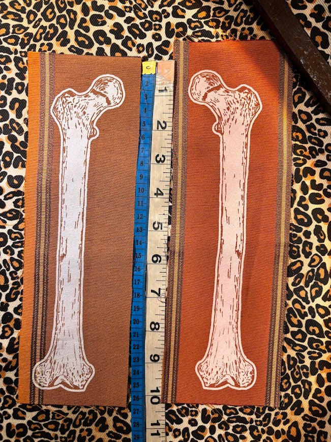 Large human femur bone sew on patch