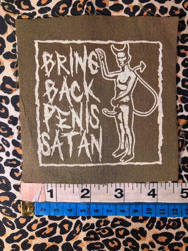 Bring Back Penis Satan sew on patch