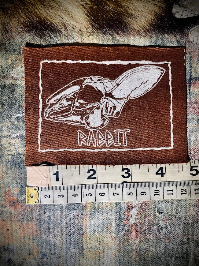 Rabbit skull patch