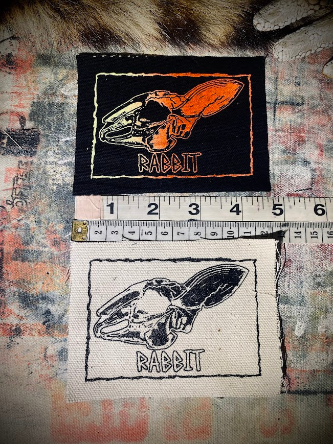 Rabbit skull patch