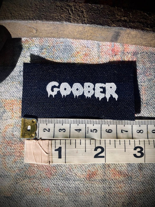 GOOBER! tiny sew on patch