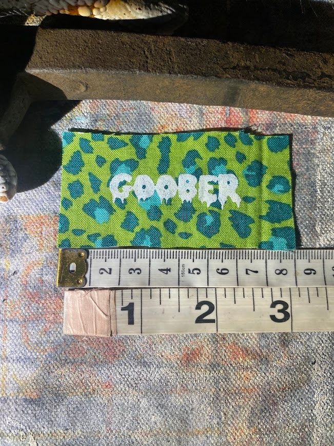 GOOBER! tiny sew on patch