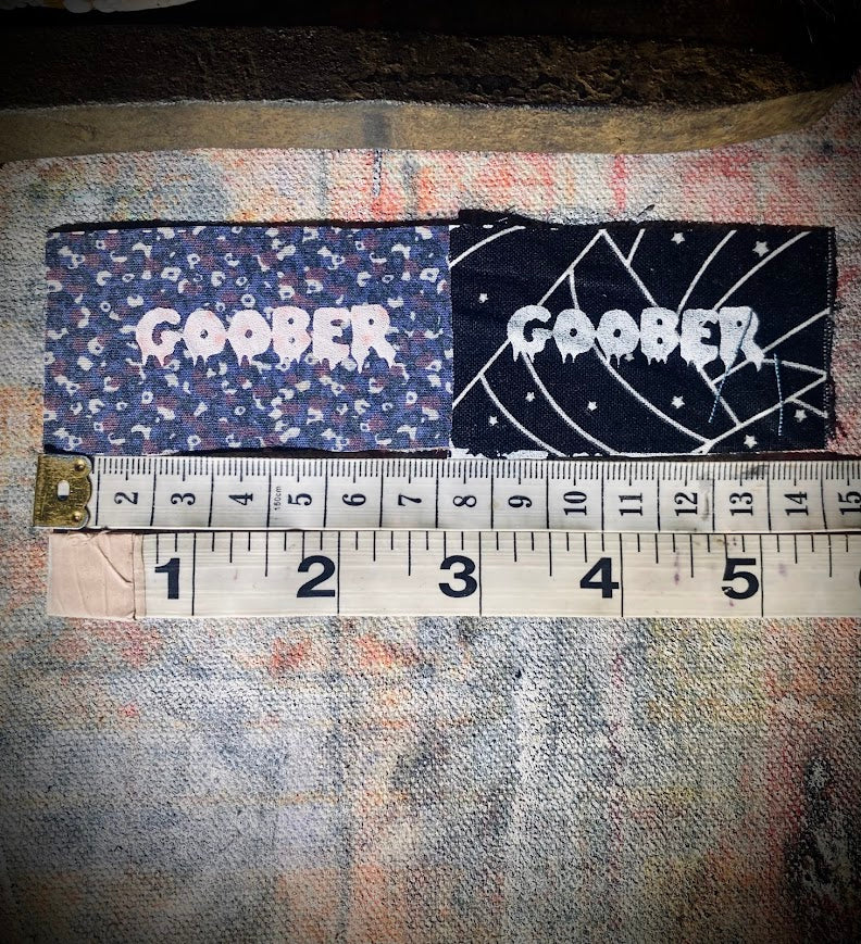 GOOBER! tiny sew on patch