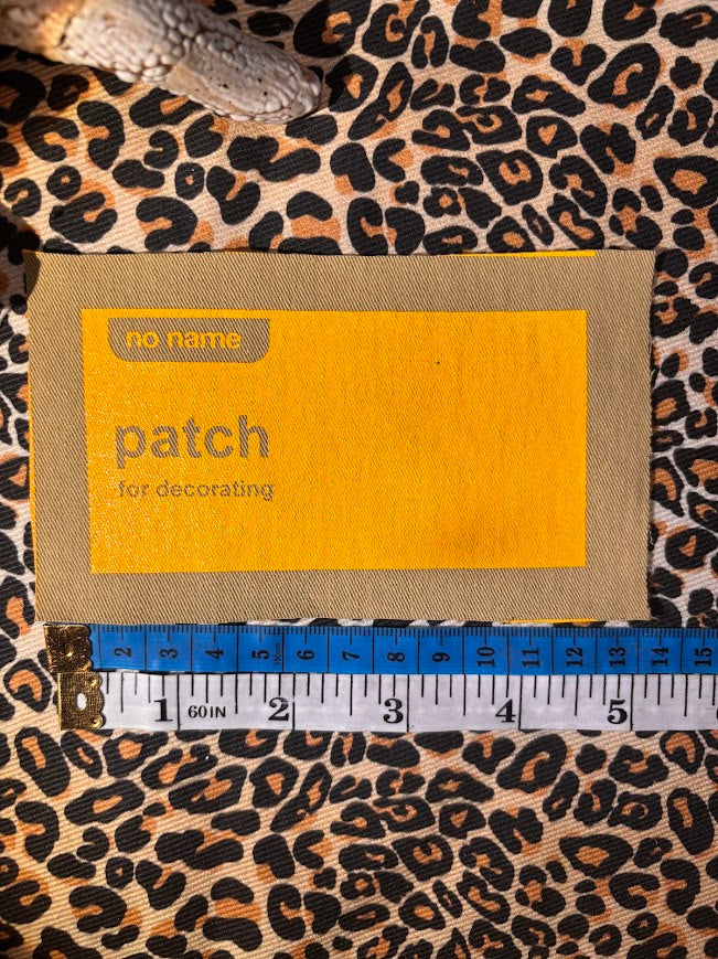 No Name, No Frills patch, for decorating