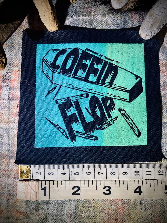 Coffin Flop by Corncob TV sew on patch. From I think you should leave