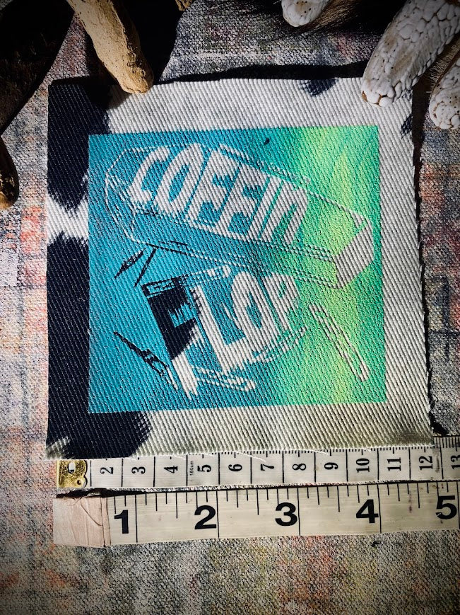 Coffin Flop by Corncob TV sew on patch. From I think you should leave