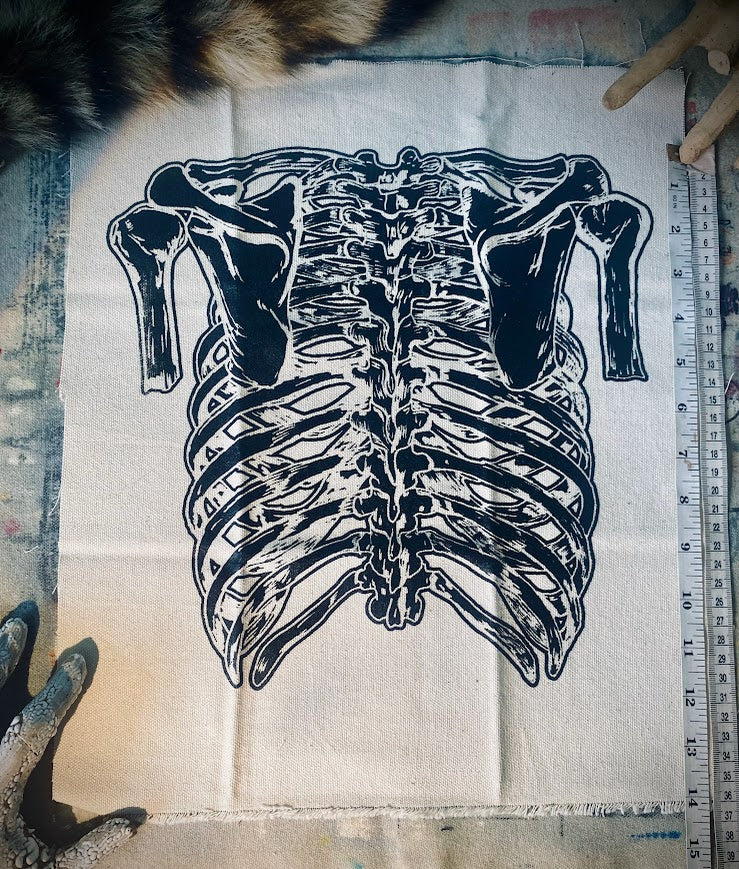 Back Rib cage large back patch